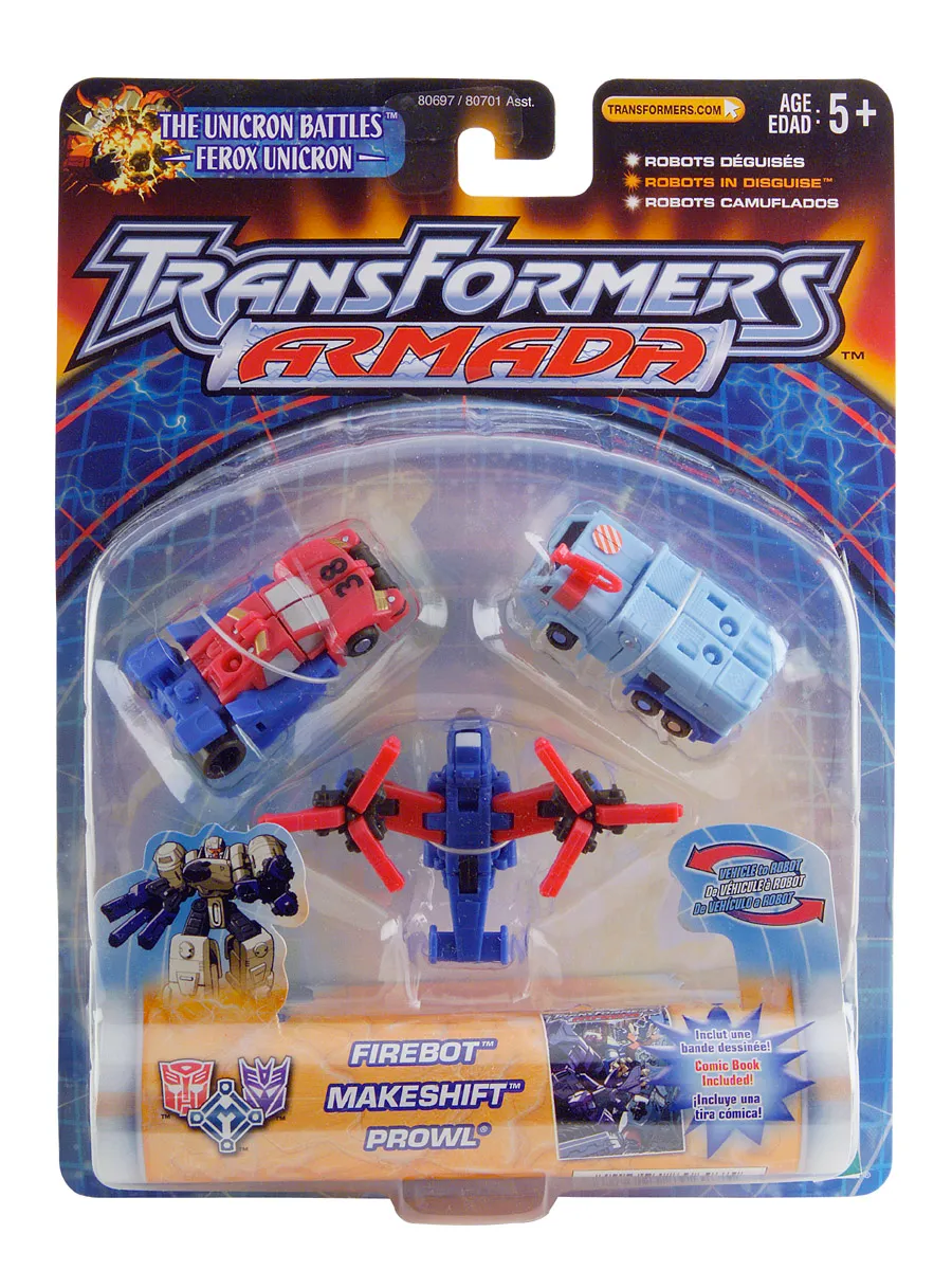 Emergency Recolour Mini-Con Team | Transformers Armada