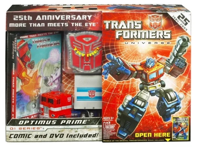 Optimus Prime G1 25th Anniversary Set | Transformers Universe