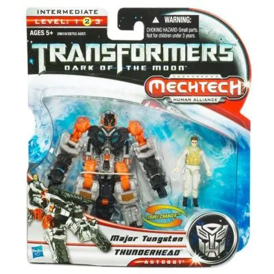 Basic Class Human Alliance Major Tungsten with Thunderhead | Transformers 3 Dark of the Moon DOTM