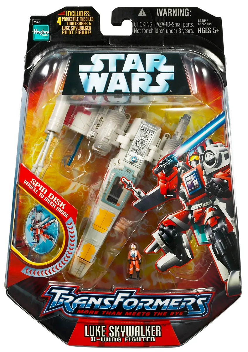 Luky Skywalker X-Wing Fighter | Star Wars Transformers Crossover