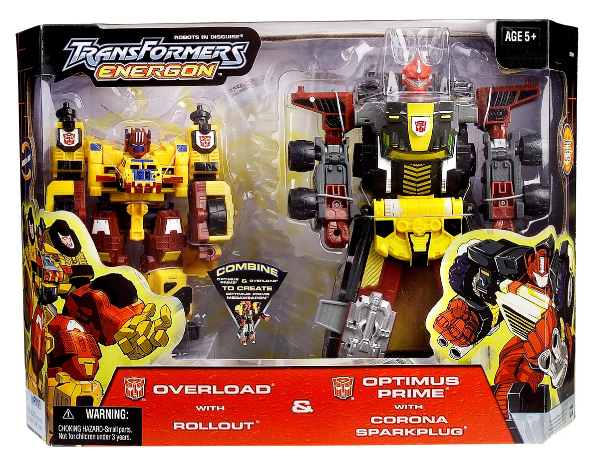 Leader Class Optimus Prime and Overload | Transformers Energon