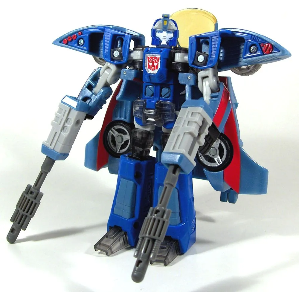 GS-01 Buzzsaw vs Blurr Deluxe Class | Transformers Galaxy Force Cybertron