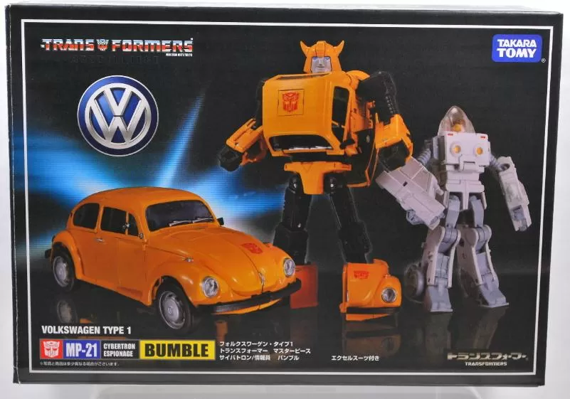 MP-21 Bumblebee and Spike in Exo-Suit | Transformers Masterpiece