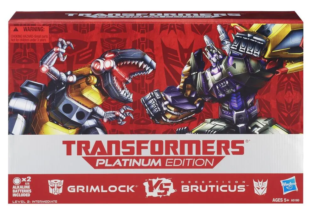 Grimlock vs. Bruticus | Transformers Platinum Edition