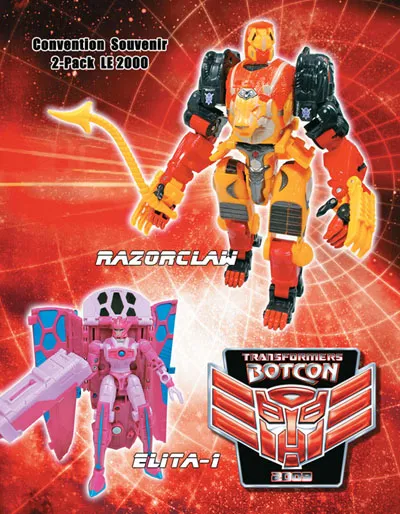Razorclaw and Elita One Botcon Exclusive | Transformers Convention Botcon 2009