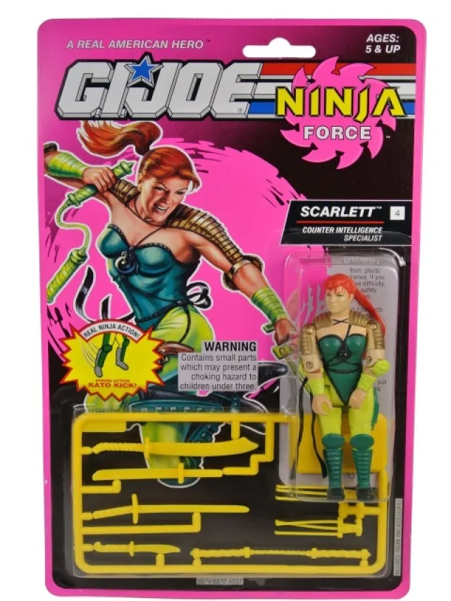 Scarlett 3.75-Inch Scale Ninja Force | G.I. Joe A Real American Hero ARAH