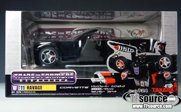 BT-11 Ravage | Chevrolet Corvette | Transformers Binaltech