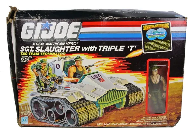 Sgt. Slaughter and Triple T Tank 3.75-Inch Scale | G.I. Joe A Real American Hero ARAH