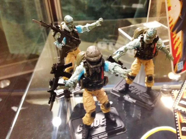 Steel Brigade Zombie Set of 3 3.75-Inch Scale | G.I. Joe Joecon 2014 Convention Exclusive