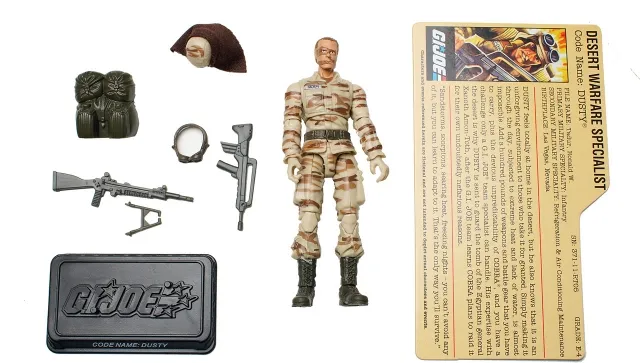 Dusty DVD Battle Pack 3 3.75-Inch Scale | G.I. Joe 25th Anniversary