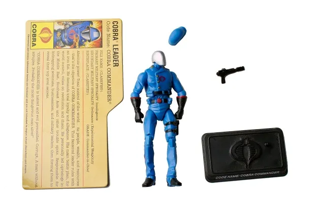 GIJoe - 25th Anninversary - Cobra Commander - Cobra Battle Pack 1 - Loose 100% Complete
