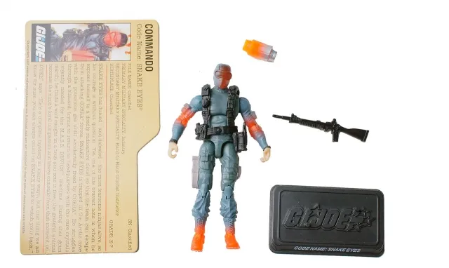 Snake Eyes DVD Battle Pack 1 3.75-Inch Scale | G.I. Joe 25th Anniversary