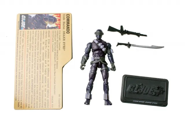 Snake Eyes DVD Battle Pack 3.75-Inch Scale | G.I. Joe 25th Anniversary