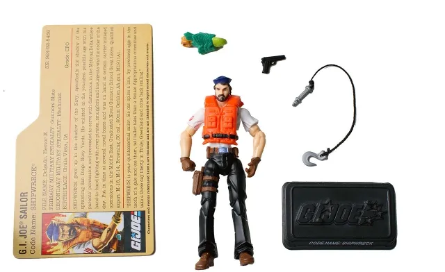 Shipwreck Comic Pack 3.75-Inch Scale | G.I. Joe 25th Anniversary