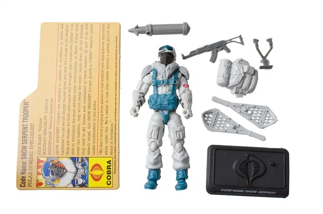 Snow Serpent Heavy Weapons Specialist 3.75-Inch Scale | G.I. Joe 25th Anniversary