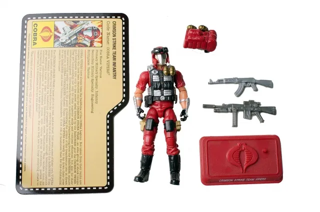 Crimson Strike Team Infantry Viper 3.75-Inch Scale | G.I. Joe Joecon 2009 Convention Exclusive