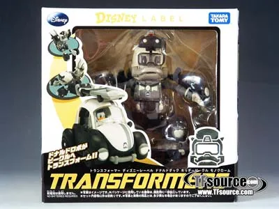 Donald Duck Black and White Version | Transformers Disney Label