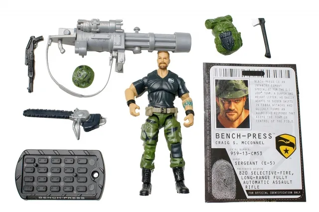 Bench Press 3.75-Inch Scale | G.I. Joe The Rise of Cobra