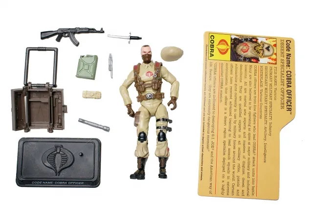 Cobra Officer Desert Assault 3.75-Inch Scale | G.I. Joe 25th Anniversary