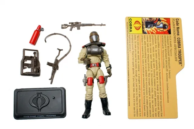 Cobra Trooper Flamethrower Specialist 3.75-Inch Scale | G.I. Joe 25th Anniversary