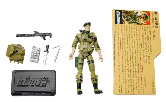 Lt. Falcon Comic Pack 3.75-Inch Scale | G.I. Joe 25th Anniversary