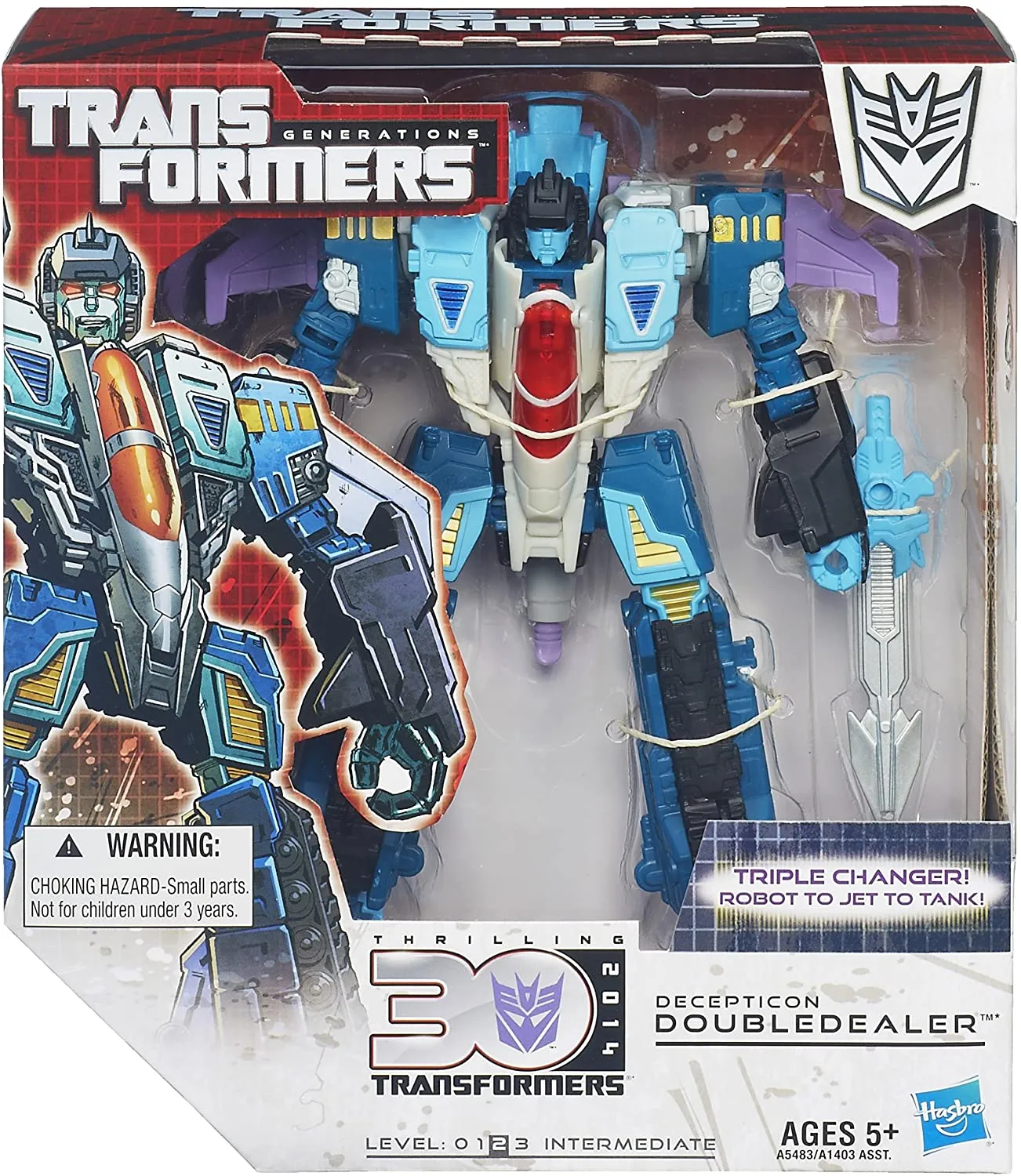Voyager Class Decepticon Doubledealer | Transformers Generations Thrilling 30
