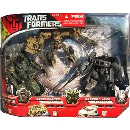 Deluxe Class Bonecrusher Autobot Jazz and Brawl Exclusive Set | Transformers the Movie