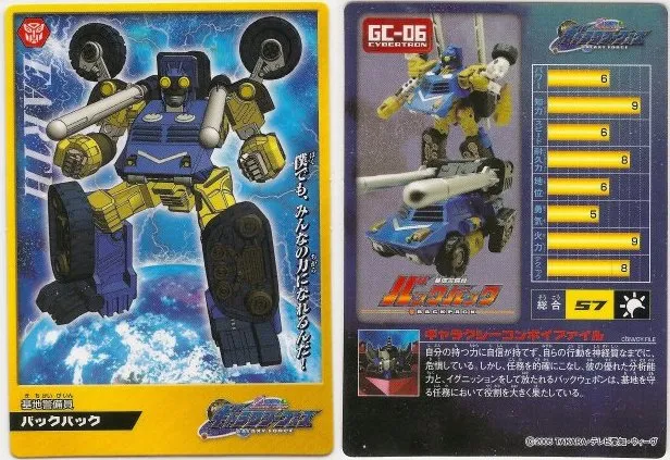 GC-06 Backpack Scattorshot Scout Class | Transformers Galaxy Force Cybertron