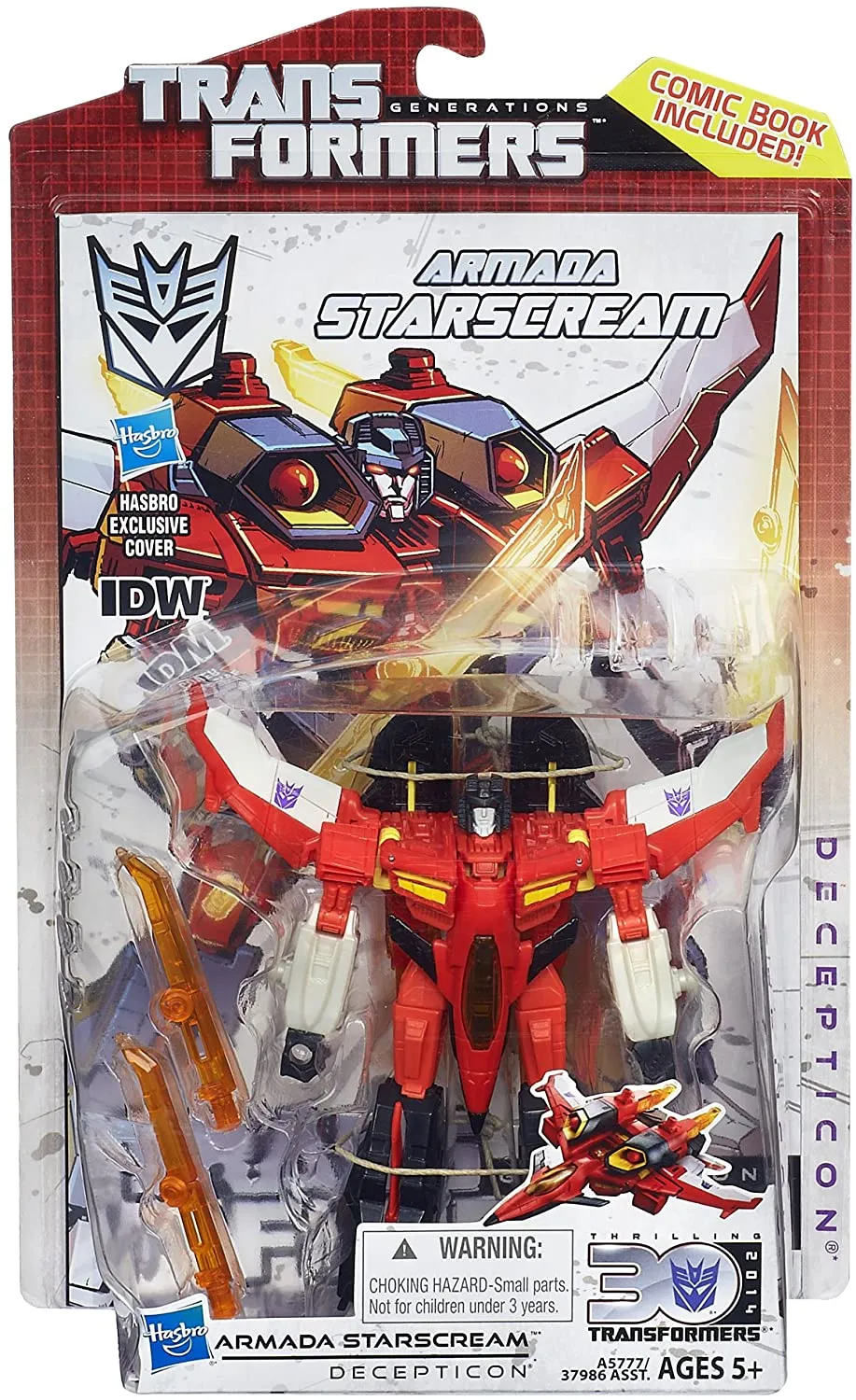Deluxe Class Armada Starscream | Transformers Generations Thrilling 30