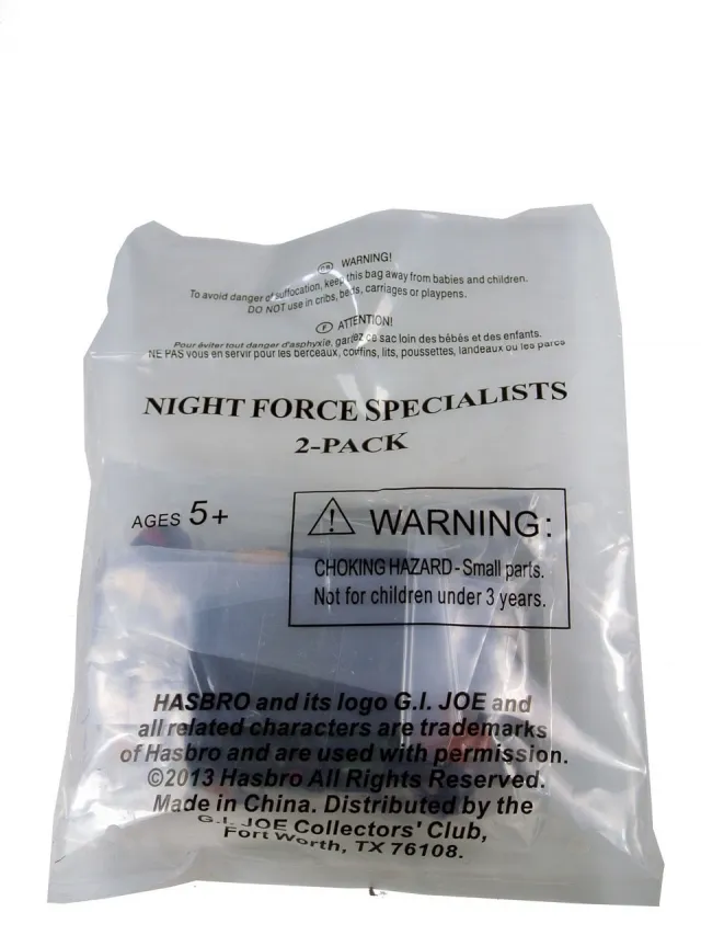 Night Force Specialist Chuckles and Freestyle Set of 2 3.75-Inch Scale | G.I. Joe Joecon 2013 Convention Exclusive