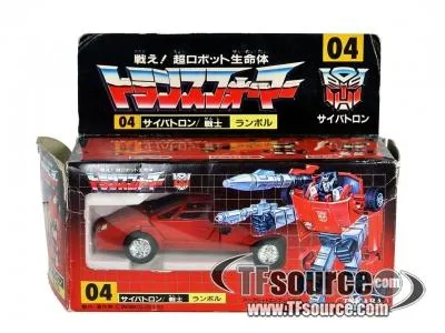 04 Sideswipe G1 Car | Vintage Japanese G1 Transformers
