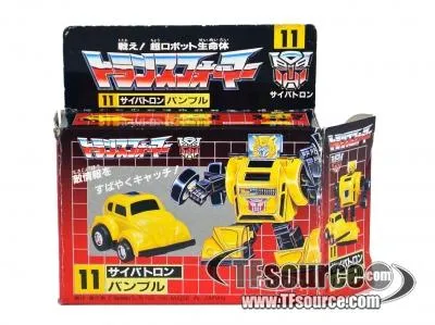 11 Bumblebee Minibot | Vintage Japanese G1 Transformers