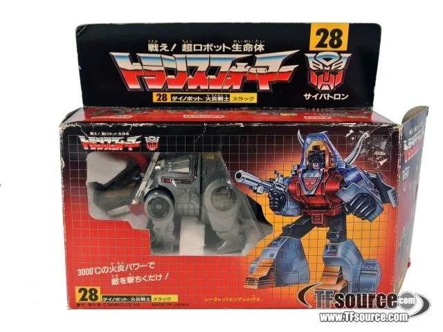 28 Slag Dinobot | Vintage Japanese G1 Transformers