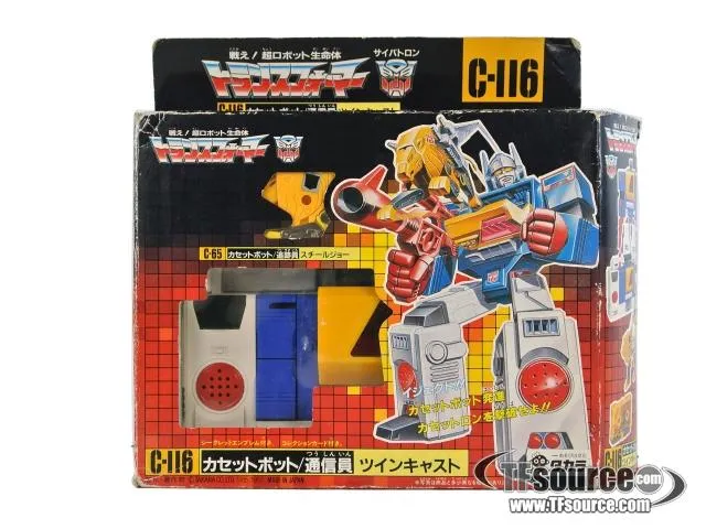 C-116 Twincast | Vintage Japanese G1 Transformers