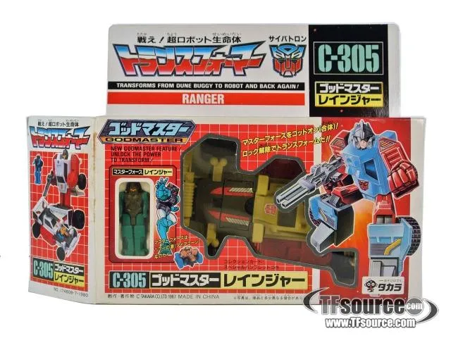 C-305 Ranger Godmasters | Vintage Japanese G1 Transformers