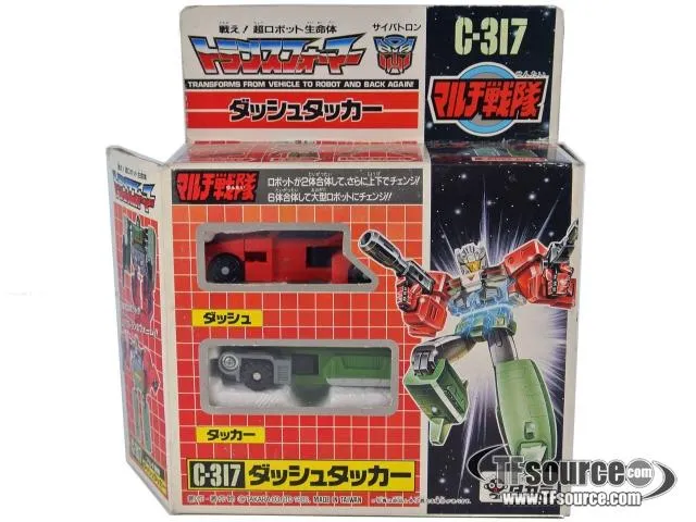 C-317 Dashtacer Combiner | Vintage Japanese G1 Transformers