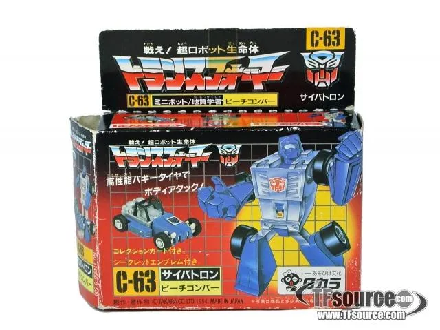 C-63 Beachcomber Minibot | Vintage Japanese G1 Transformers