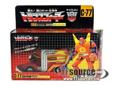 C-77 Rodimus Prime | Vintage Japanese G1 Transformers