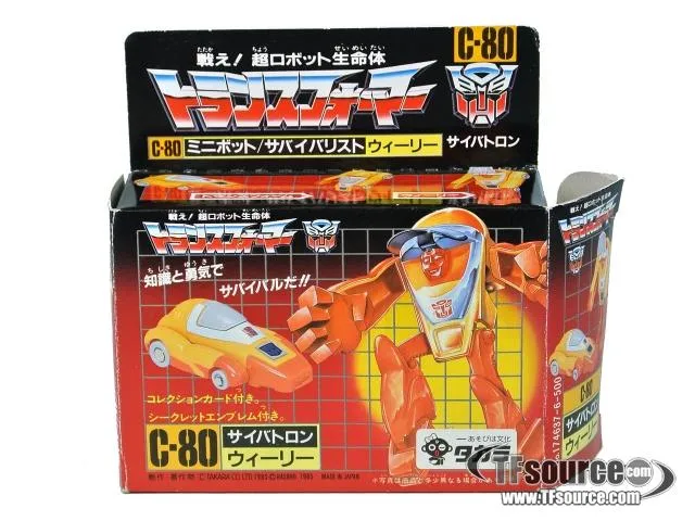 C-80 Wheelie Minibot | Vintage Japanese G1 Transformers