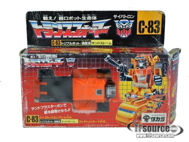C-83 Sandstorm Triple Changer | Vintage Japanese G1 Transformers