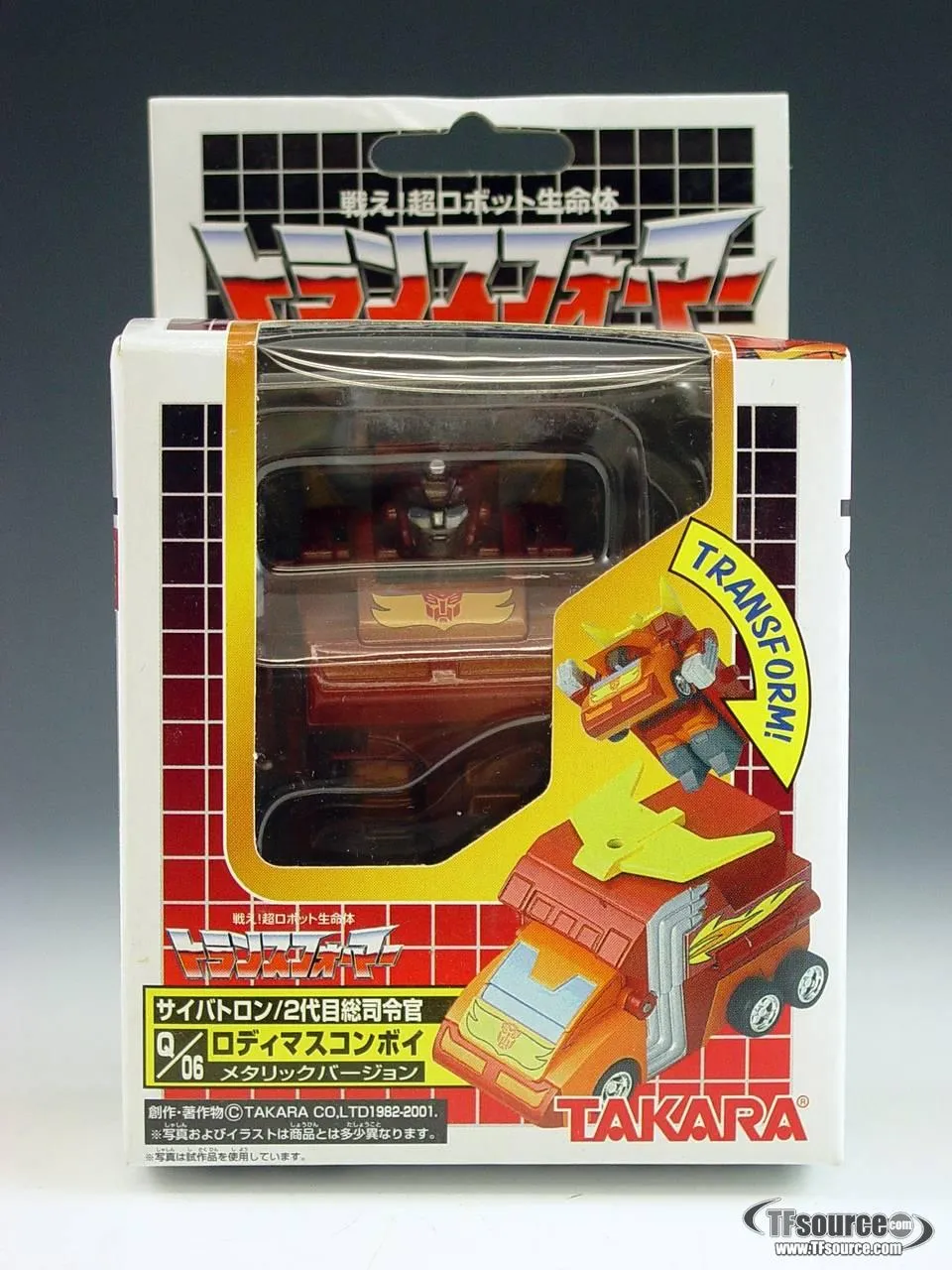 Rodimus Prime Metallic Version Transformers Choro-Q