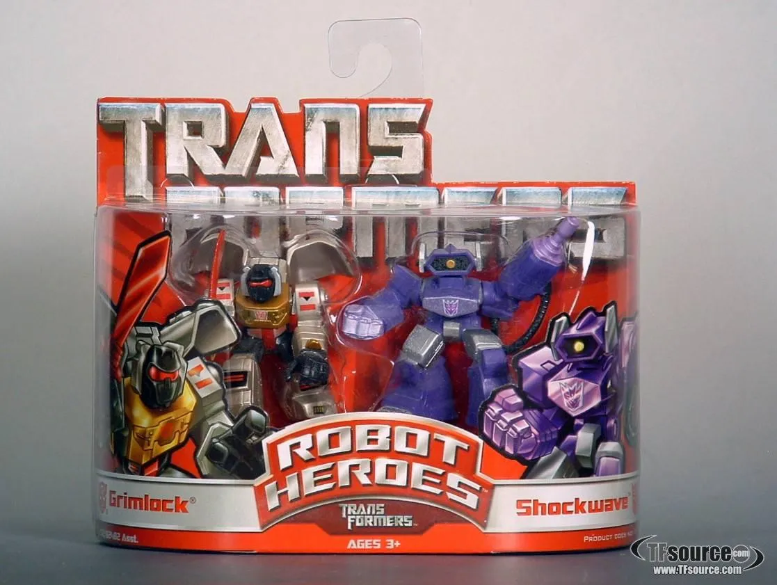 Grimlock vs Shockwave | Transformers Robot Heroes