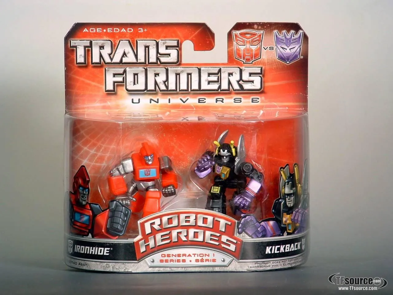 Ironhide vs Kickback | Transformers Robot Heroes