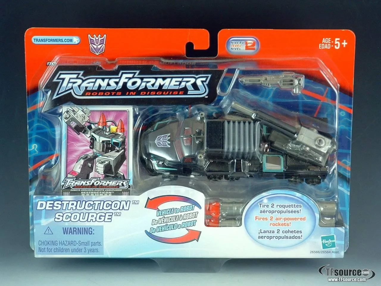 Destruction Scourge Deluxe Class | Transformers Robots in Disguise RID