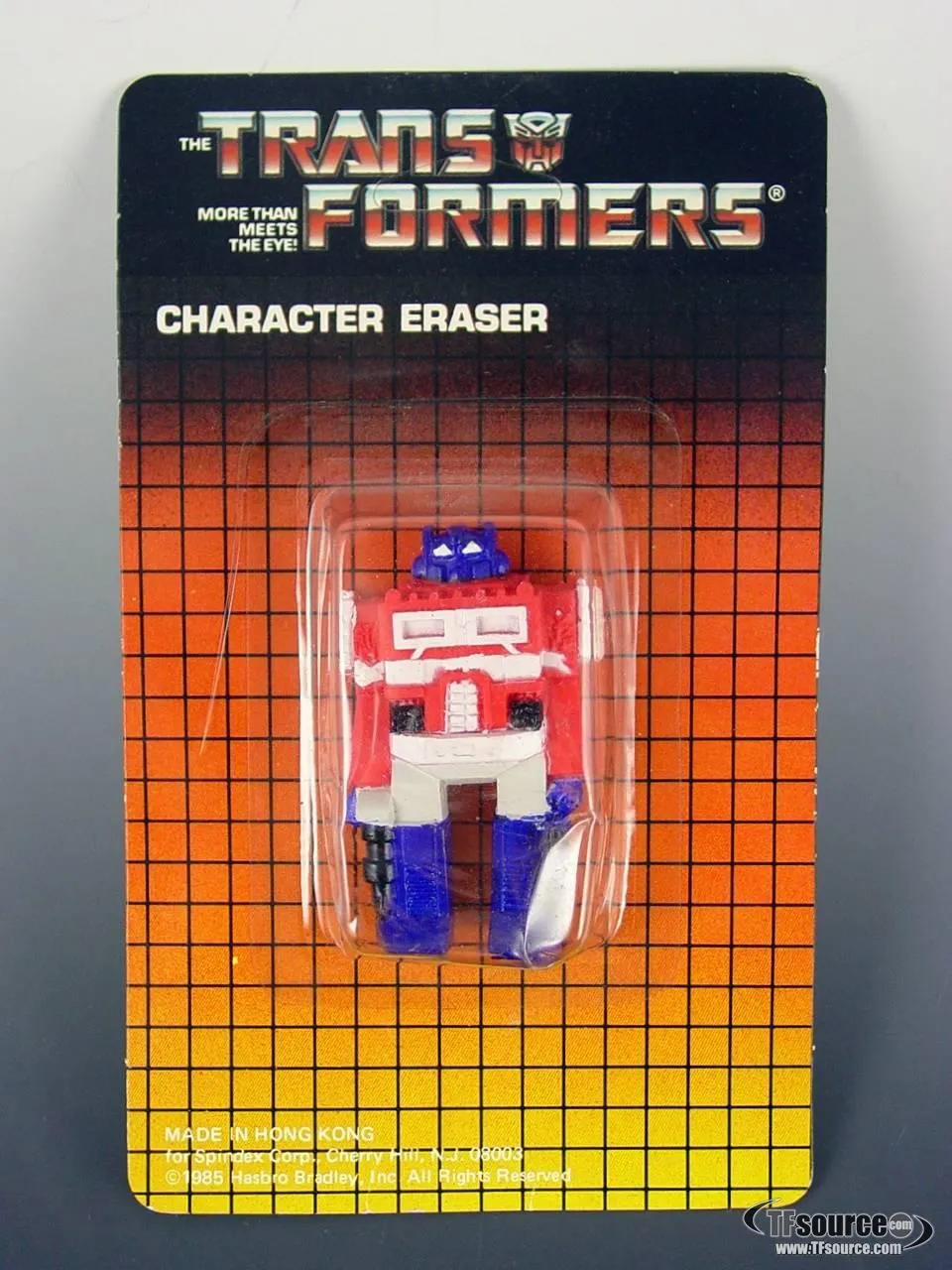 Soundwave Character Eraser | Transformers G1 Generation One Spindex Corporation