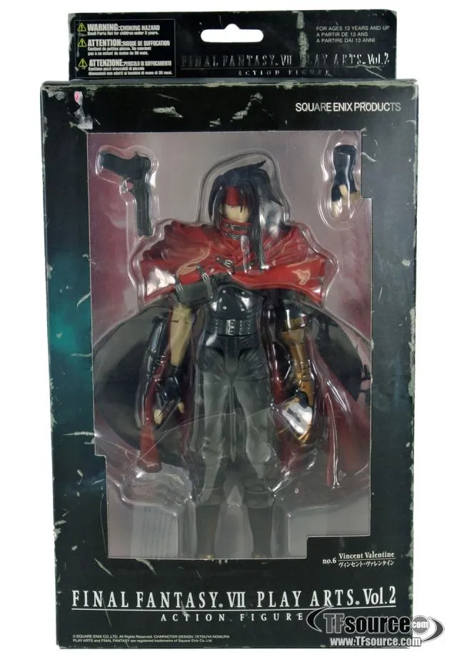 Square Enix - Play Arts - Vincent Valentine - MIB - 100% Complete