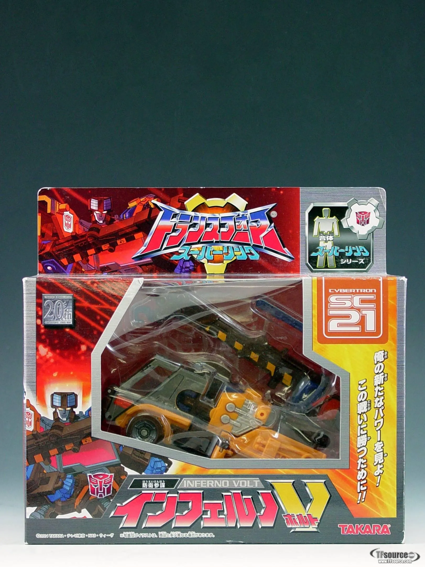 SC-21 Inferno V Volt Deluxe Class | Transformers Superlink Energon