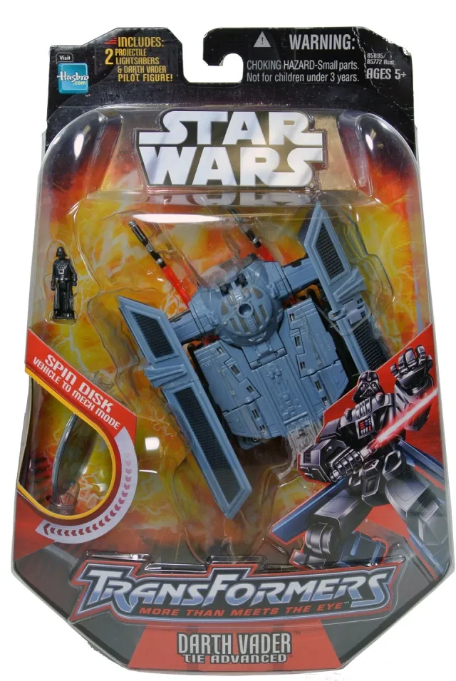 Darth Vader Tie Advanced | Star Wars Transformers Crossover