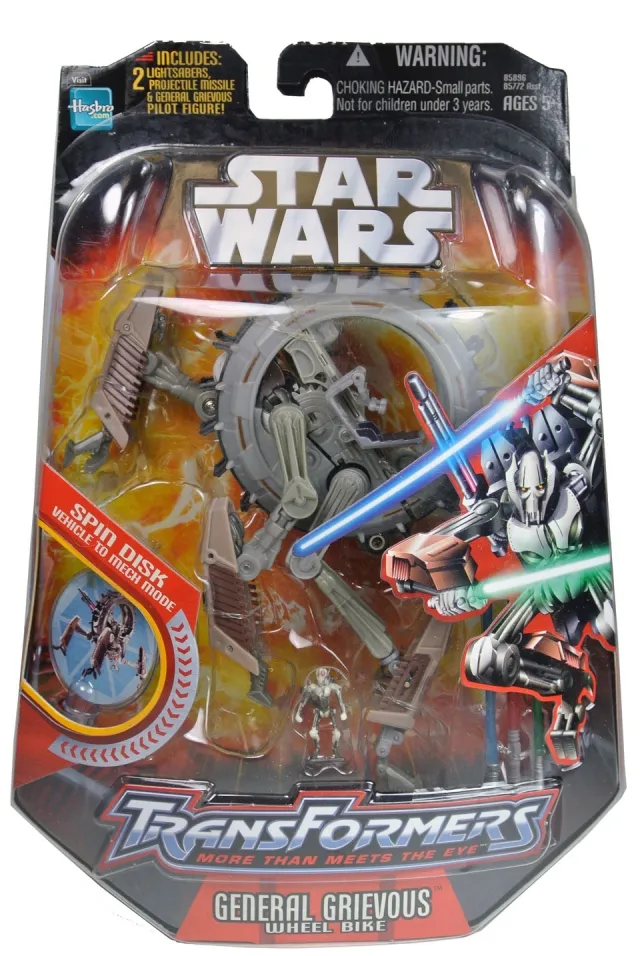 General Grievous to Wheel Bike | Star Wars Transformers Crossover