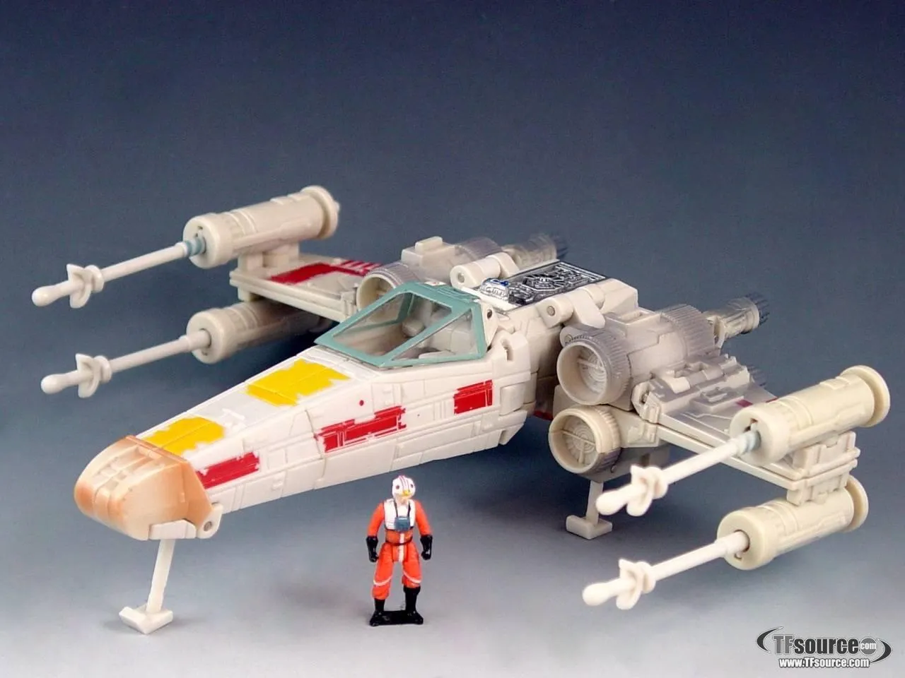Luky Skywalker X-Wing Fighter | Star Wars Transformers Crossover